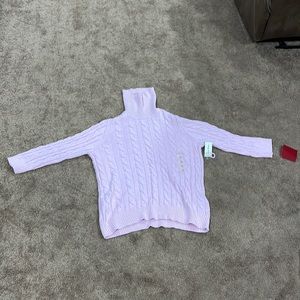 pink women’s turtleneck
